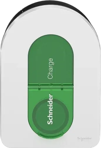 Borne de recharge Schneider Charge de Schneider Electric, vue de face