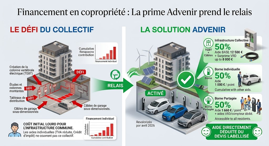 Financement en copropriete La prime Advenir prend le relais