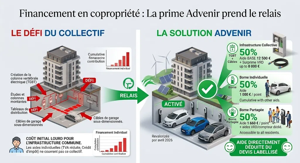 Financement en copropriete La prime Advenir prend le relais