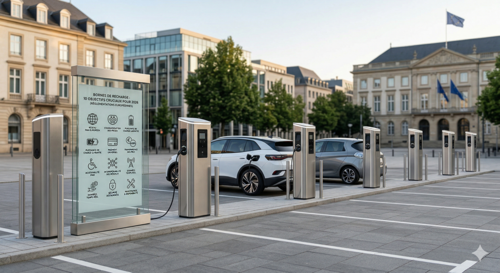 Réglementations Européennes Bornes de Recharge 10 Objectifs Cruciaux pour 2026