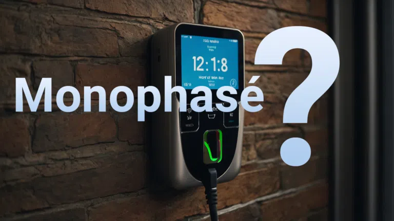 Installation borne monophasé