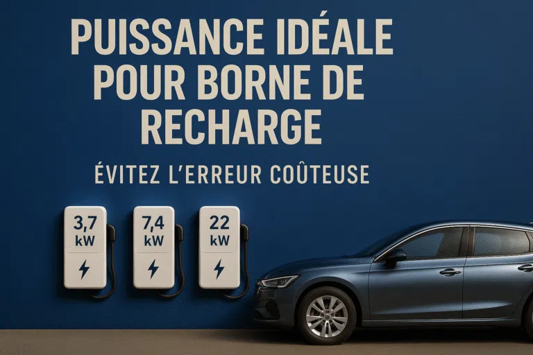 Puissance idéale pour borne de recharge évitez l’erreur coûteuse