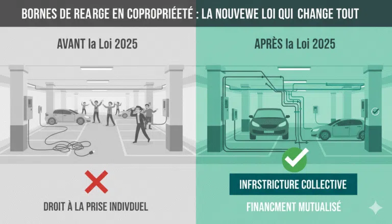 Borne de recharge en copropriété : la Nouvelle loi qui bouleverse tout (et votre budget)