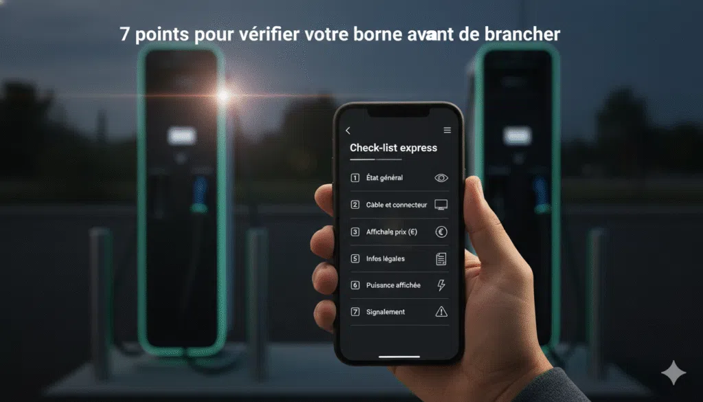 check list express en 7 points sur site