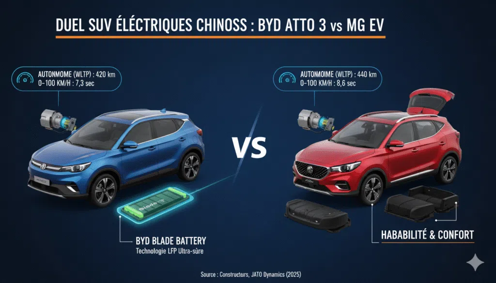 duel byd atto 3 vs mg zs ev le match des suv electriques chinois
