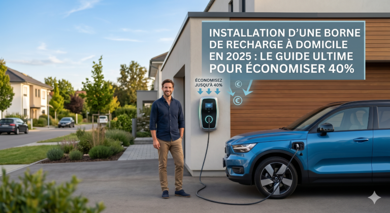 installation d'une borne de recharge à domicile 2025 : Le Guide Ultime