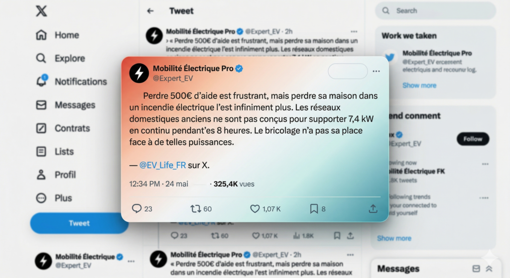 Les réactions enflammées sur X (Twitter) et l'avertissement des experts