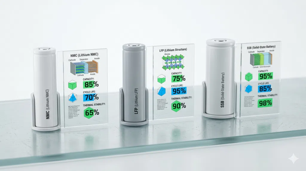 La bataille des chimies de batteries